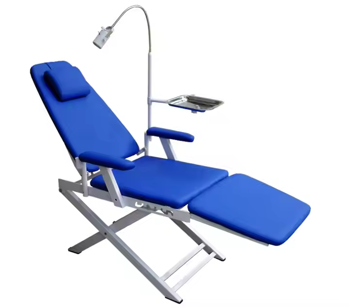 433-Portable Dental Chair Unit Metal Steel Construction Electric Power Source Plastic Parts Folding Mobi.jpg